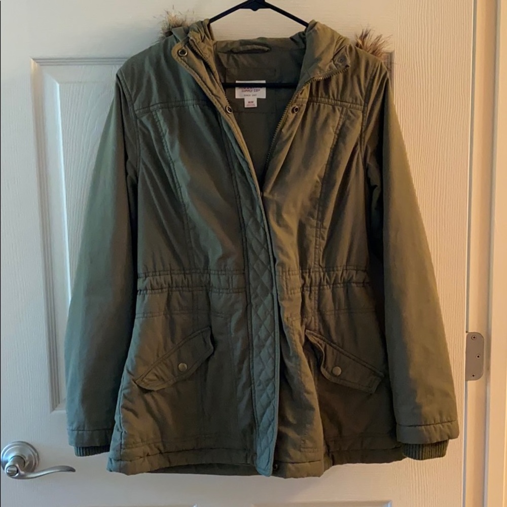 army green jacket